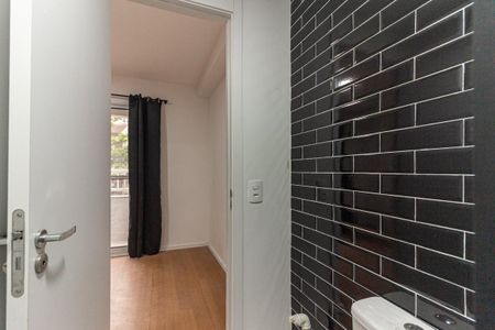 Studio para alugar com 19m², 1 quarto e sem vaga Studio para alugar com 19m², 1 quarto e sem vagaBanheiro