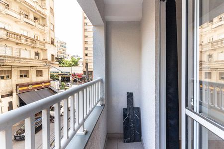 Varanda do Studio de kitnet/studio para alugar com 1 quarto, 19m² em Campos Elíseos, São Paulo