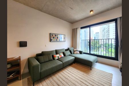 Sala de apartamento à venda com 1 quarto, 40m² em Itaim Bibi, São Paulo