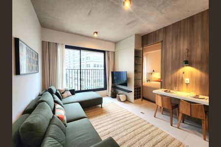 Sala de apartamento à venda com 1 quarto, 40m² em Itaim Bibi, São Paulo