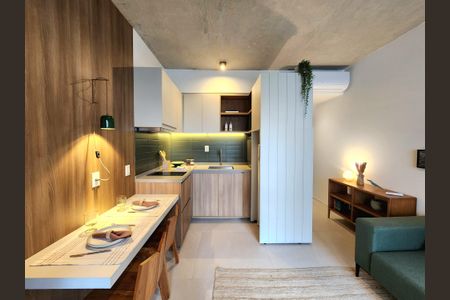 Apartamento à venda com 40m², 1 quarto e 1 vagaCozinha