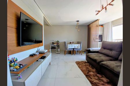 Sala de apartamento à venda com 2 quartos, 73m² em Castelo, Belo Horizonte
