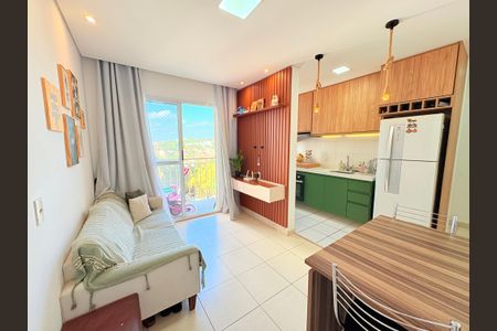 Sala de apartamento à venda com 2 quartos, 49m² em Vila Santana Ii, Jundiaí