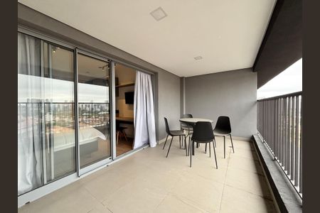 Varanda de kitnet/studio para alugar com 1 quarto, 30m² em Vila Olímpia, São Paulo