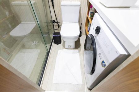 Banheiro de kitnet/studio à venda com 1 quarto, 35m² em Campos Elíseos, São Paulo