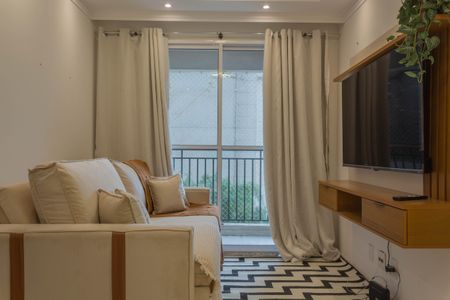 Sala de apartamento à venda com 1 quarto, 42m² em Jardim Olavo Bilac, São Bernardo do Campo
