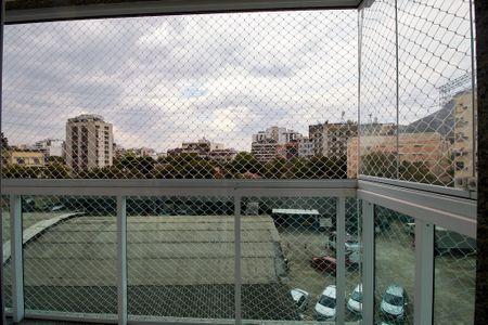 Sala Varanda de apartamento à venda com 2 quartos, 63m² em Tijuca, Rio de Janeiro