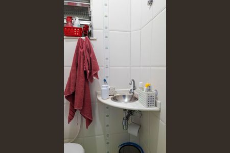 Banheiro de kitnet/studio à venda com 1 quarto, 23m² em Centro, Niterói