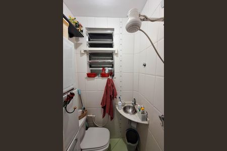 Banheiro de kitnet/studio à venda com 1 quarto, 23m² em Centro, Niterói