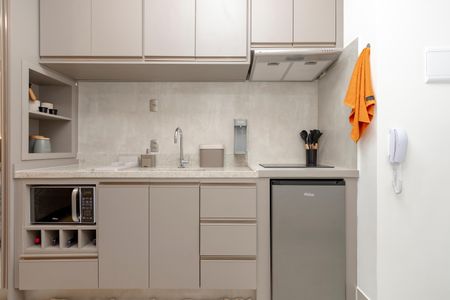 Studio à venda com 25m², 1 quarto e sem vagaCozinha