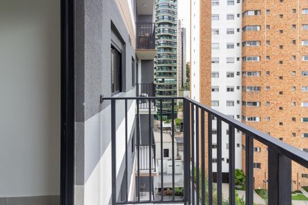 Varanda de apartamento à venda com 1 quarto, 27m² em Campo Belo, São Paulo