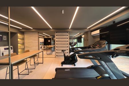 Studio para alugar com 27m², 1 quarto e sem vaga Studio para alugar com 27m², 1 quarto e sem vagaÁrea comum - Academia