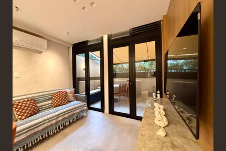 Sala de apartamento para alugar com 1 quarto, 48m² em Leblon, Rio de Janeiro