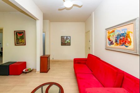 Sala de apartamento à venda com 2 quartos, 70m² em Nova Suíça, Belo Horizonte