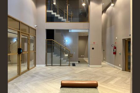 Studio para alugar com 27m², 1 quarto e sem vaga Studio para alugar com 27m², 1 quarto e sem vagaHall de entrada