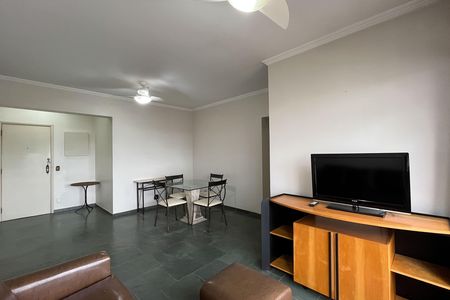 Sala de apartamento para alugar com 1 quarto, 88m² em Ponta da Praia, Santos