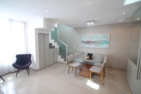 Sala de apartamento à venda com 4 quartos, 162m² em Diamante, Belo Horizonte