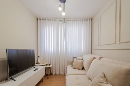 Sala de apartamento para alugar com 2 quartos, 44m² em Parque Sao Vicente, Mauá