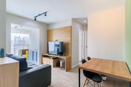 Sala de apartamento à venda com 2 quartos, 58m² em Chácara Santo Antônio (zona Sul), São Paulo