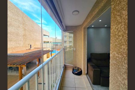 Varanda da Sala de apartamento para alugar com 2 quartos, 47m² em Vila Itapegica, Guarulhos