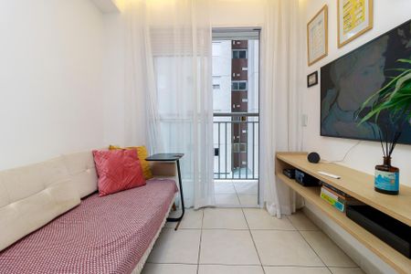 Sala de apartamento para alugar com 1 quarto, 28m² em Jardim Caravelas, São Paulo