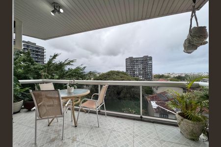 Varanda da Sala de apartamento à venda com 3 quartos, 100m² em Recreio dos Bandeirantes, Rio de Janeiro