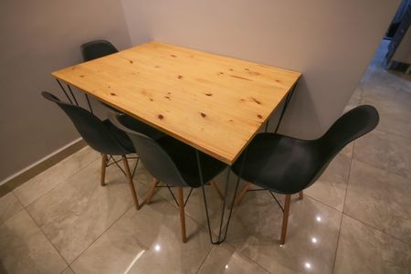Sala de Jantar de casa de condomínio para alugar com 2 quartos, 80m² em Sítio do Campo, Praia Grande