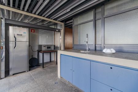 Studio para alugar com 27m², 1 quarto e sem vagaÁrea comum - Salão de festas