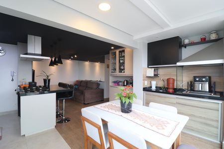 Varanda da Sala de apartamento à venda com 2 quartos, 83m² em Parque Bandeirante, Santo André