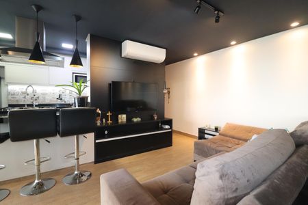 Sala de apartamento à venda com 2 quartos, 83m² em Parque Bandeirante, Santo André