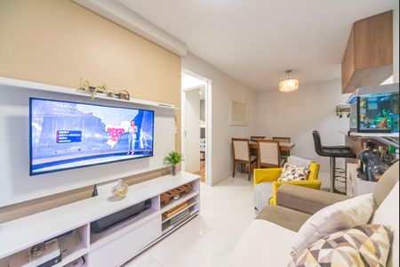 Sala de apartamento à venda com 2 quartos, 52m² em Casa Branca, Santo André
