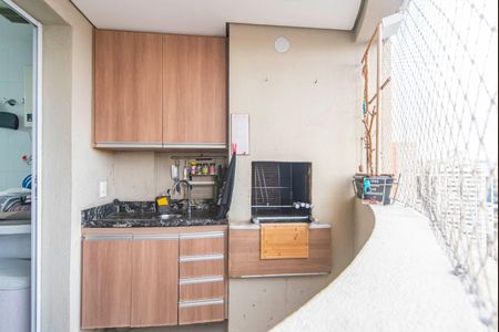 Varanda da Sala de apartamento à venda com 2 quartos, 52m² em Casa Branca, Santo André