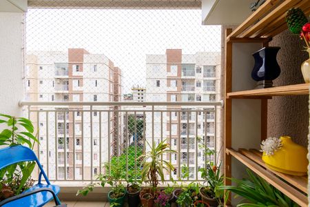 Varanda da Sala de apartamento para alugar com 3 quartos, 62m² em Vila Ema, São Paulo