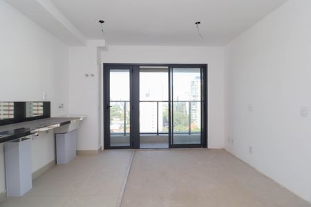 Sala/Cozinha de kitnet/studio à venda com 1 quarto, 33m² em Jardins, São Paulo