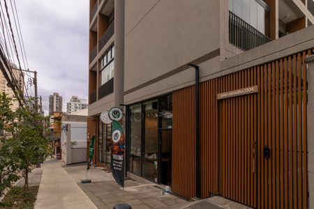 Studio à venda com 24m², 1 quarto e sem vagaFachada e Portaria