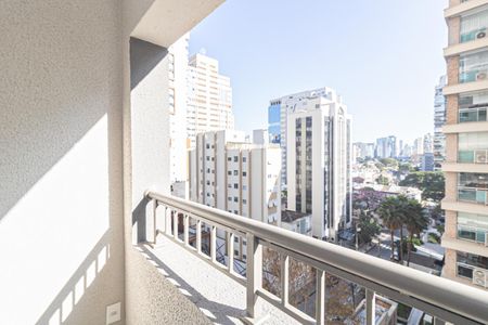 Varanda de apartamento à venda com 1 quarto, 24m² em Vila Nova Conceição, São Paulo