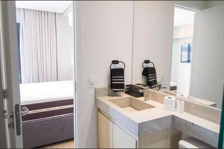 Studio para alugar com 26m², 1 quarto e sem vaga Studio para alugar com 26m², 1 quarto e sem vagaBanheiro