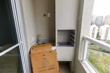 Detalhe - Varanda de apartamento à venda com 2 quartos, 53m² em Paraíso do Morumbi, São Paulo