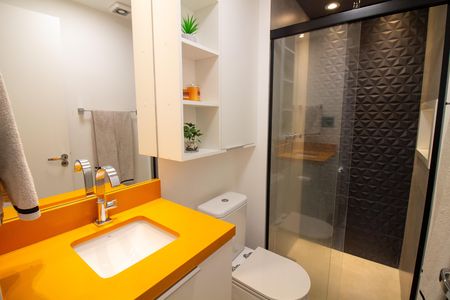 Apartamento para alugar com 64m², 2 quartos e 1 vagaBanheiro Social