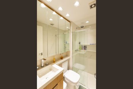 Apartamento para alugar com 62m², 2 quartos e 1 vaga Apartamento para alugar com 62m², 2 quartos e 1 vagaBanheiro da Suíte