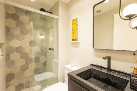 Apartamento para alugar com 62m², 2 quartos e 1 vaga Apartamento para alugar com 62m², 2 quartos e 1 vagaBanheiro Social