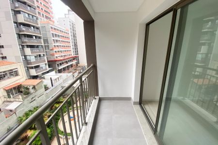 Studio à venda com 34m², 1 quarto e sem vagaVaranda 