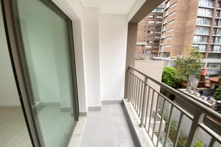 Studio à venda com 34m², 1 quarto e sem vagaVaranda 