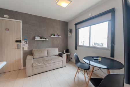 Sala de apartamento para alugar com 1 quarto, 29m² em Jardim Paulista, São Paulo