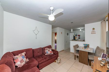 Sala de apartamento para alugar com 2 quartos, 69m² em Salgado Filho, Belo Horizonte