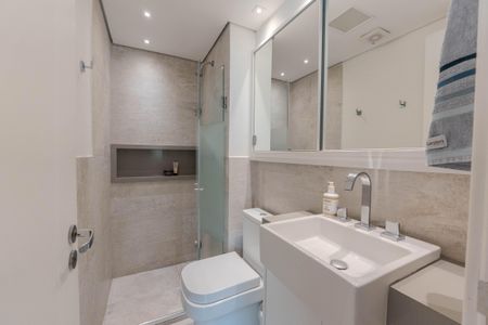 Apartamento à venda com 54m², 1 quarto e 1 vagaBanheiro