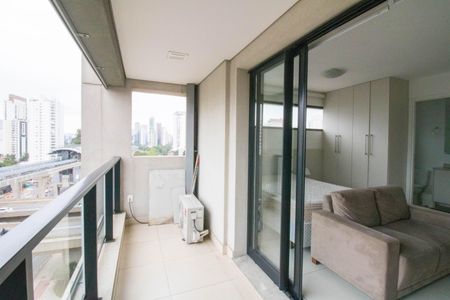 Studio para alugar com 37m², 1 quarto e 1 vagaVaranda