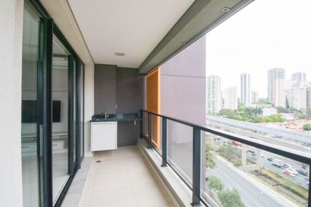 Studio para alugar com 37m², 1 quarto e 1 vagaVaranda