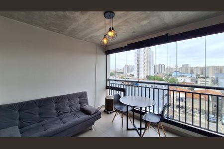 Varanda de kitnet/studio para alugar com 1 quarto, 35m² em Bom Retiro, São Paulo