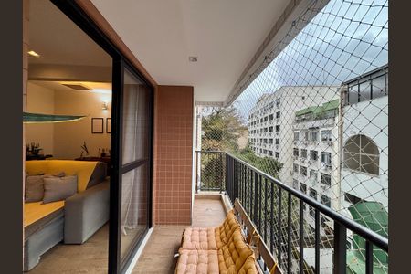Varanda da sala de apartamento para alugar com 2 quartos, 85m² em Botafogo, Rio de Janeiro